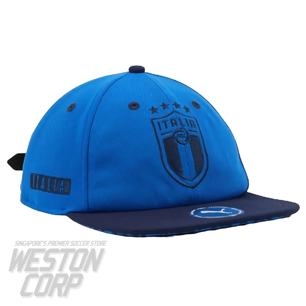 Italia Flat Brim Football Cap