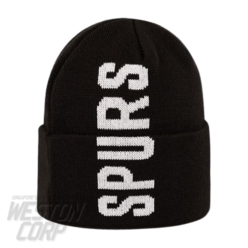Tottenham Hotspur Vertical Wordmark Black Cuff Knit