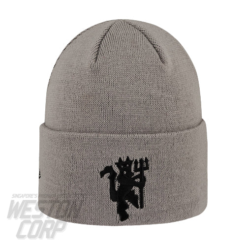Manchester United Vertical Wordmark Grey Cuff Knit