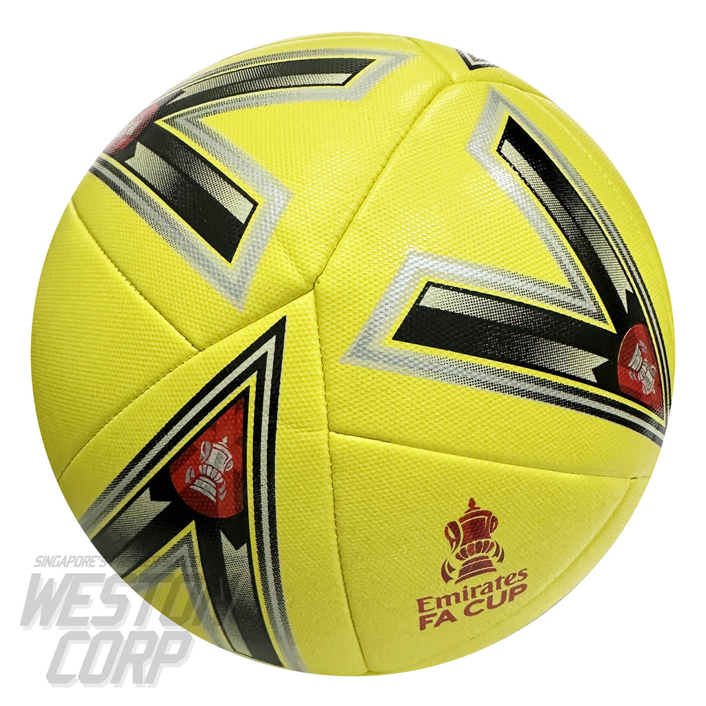 Mitre FA Cup Match 2022-23 Ball (Yellow/Black/Red)