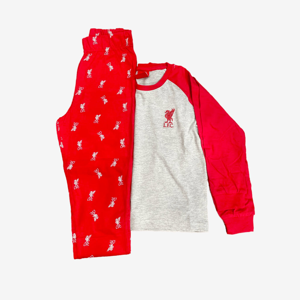 LFC Junior Red/Grey Long PJ Set