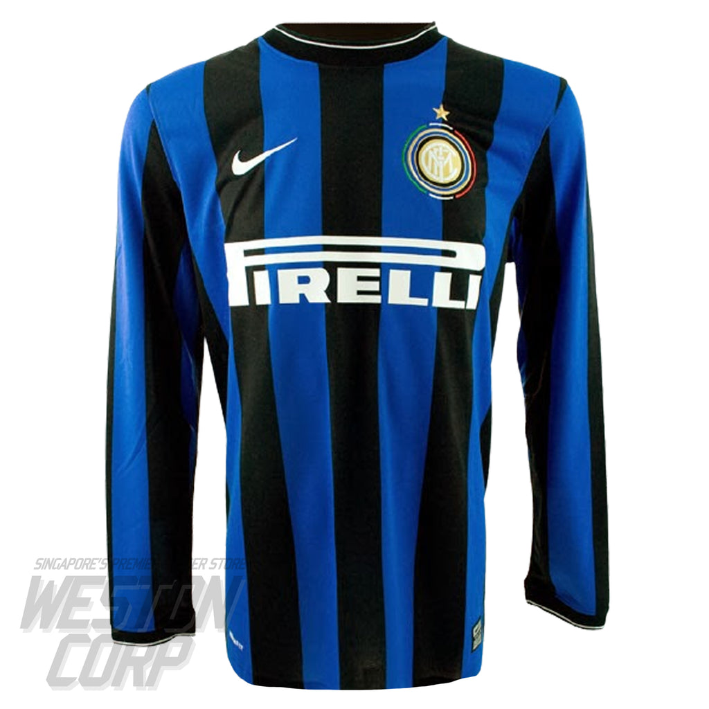 Inter Milan Adult 2009-10 LS Home Stadium Jersey