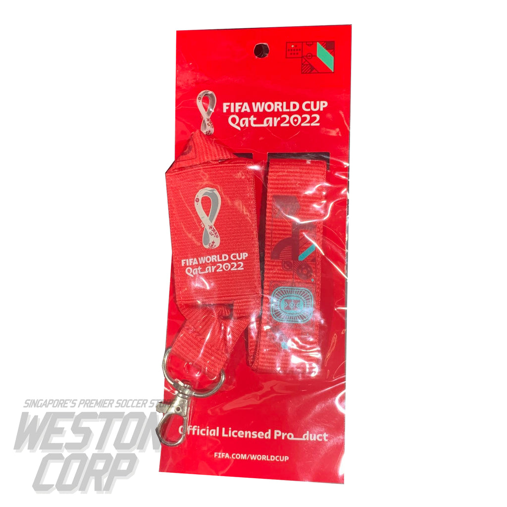 World Cup 2022 Lanyard With Sanitizer Pouch (Red)