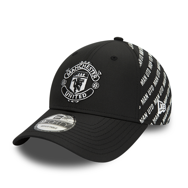 Manchester United Tonal 9Forty Adjustable Cap (Black/White)