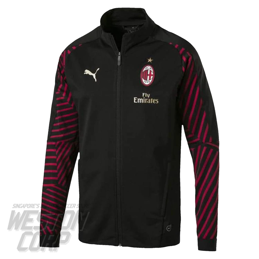 AC Milan Adult 2018-19 Stadium Jacket (Black)