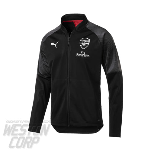 Arsenal Adult 18-19 Stadium Jacket (Black)
