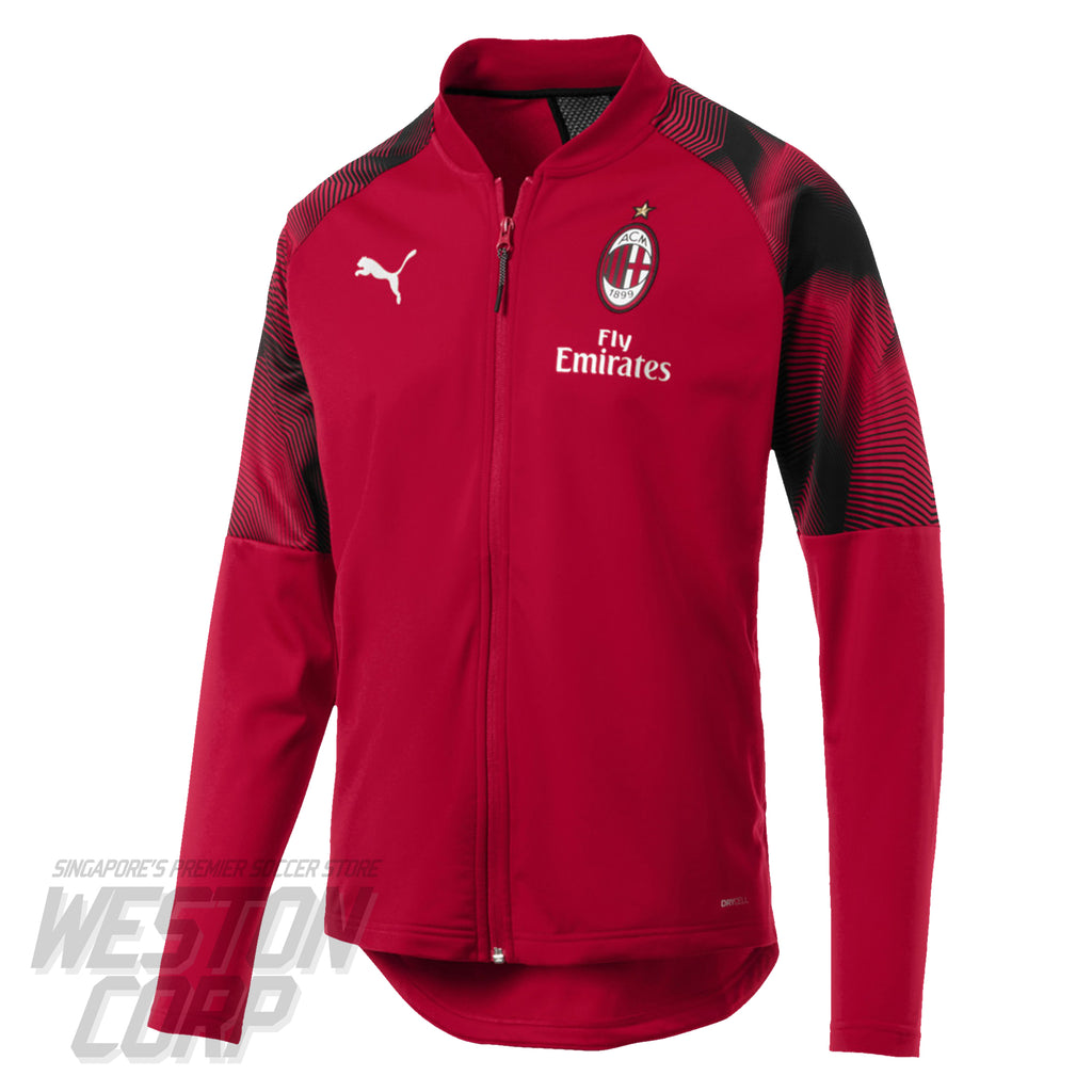 AC Milan Adult 2018-19 Poly Jacket (Red)