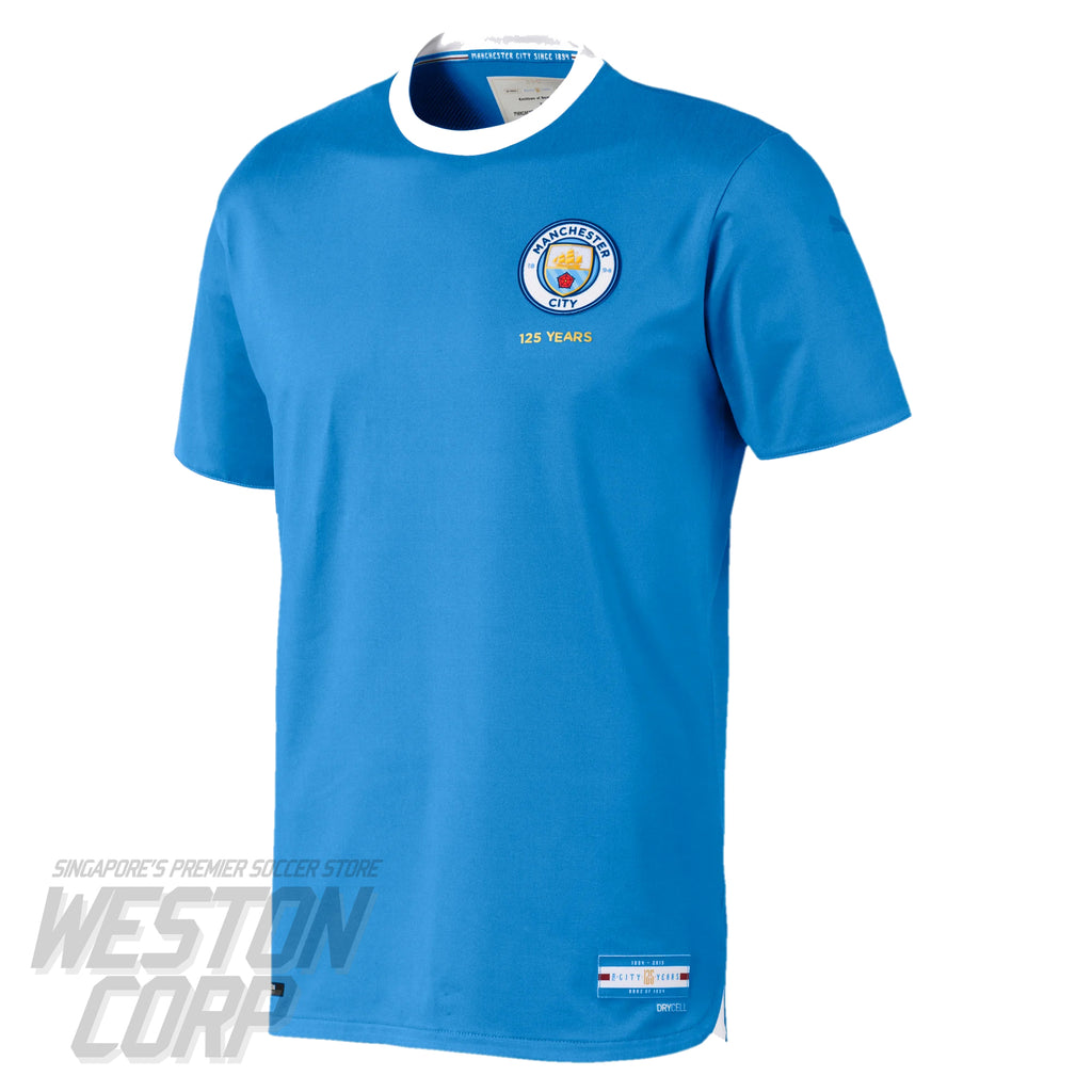 Manchester City Adult 125th Anniversary Authentic Home Shirt