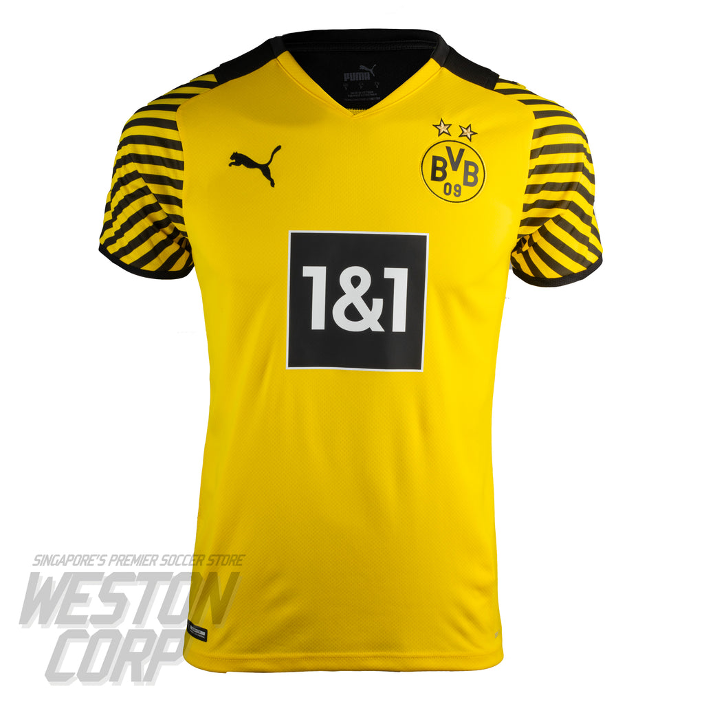 Borussia Dortmund Adult 2021-22 SS Home Shirt