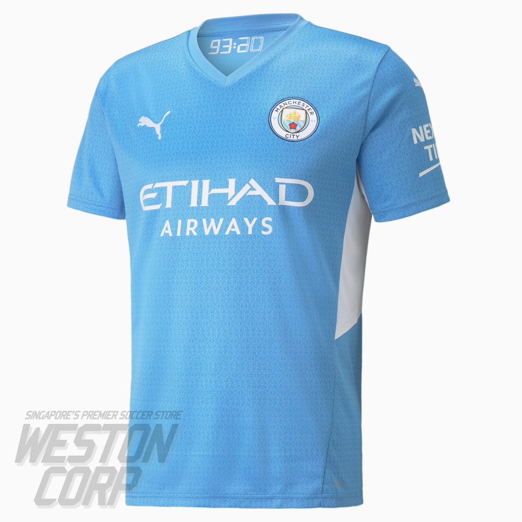 Manchester City Adult 2021-22 SS Home Shirt