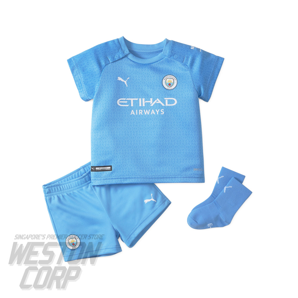 Manchester City 2021-22 SS Baby Home Kit