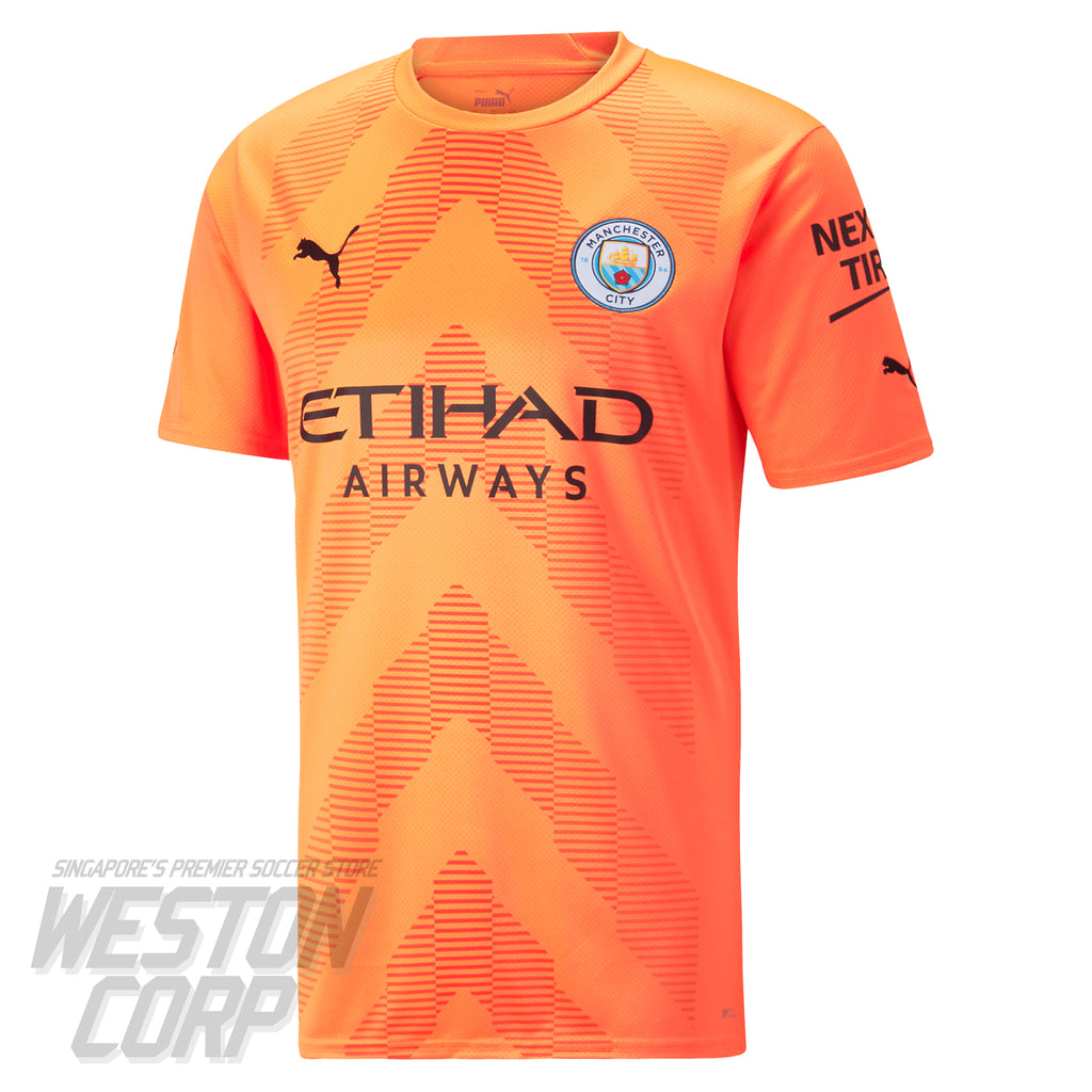 Manchester City Adult 2022-23 Goalkeeper Jersey (Neon Citrus)