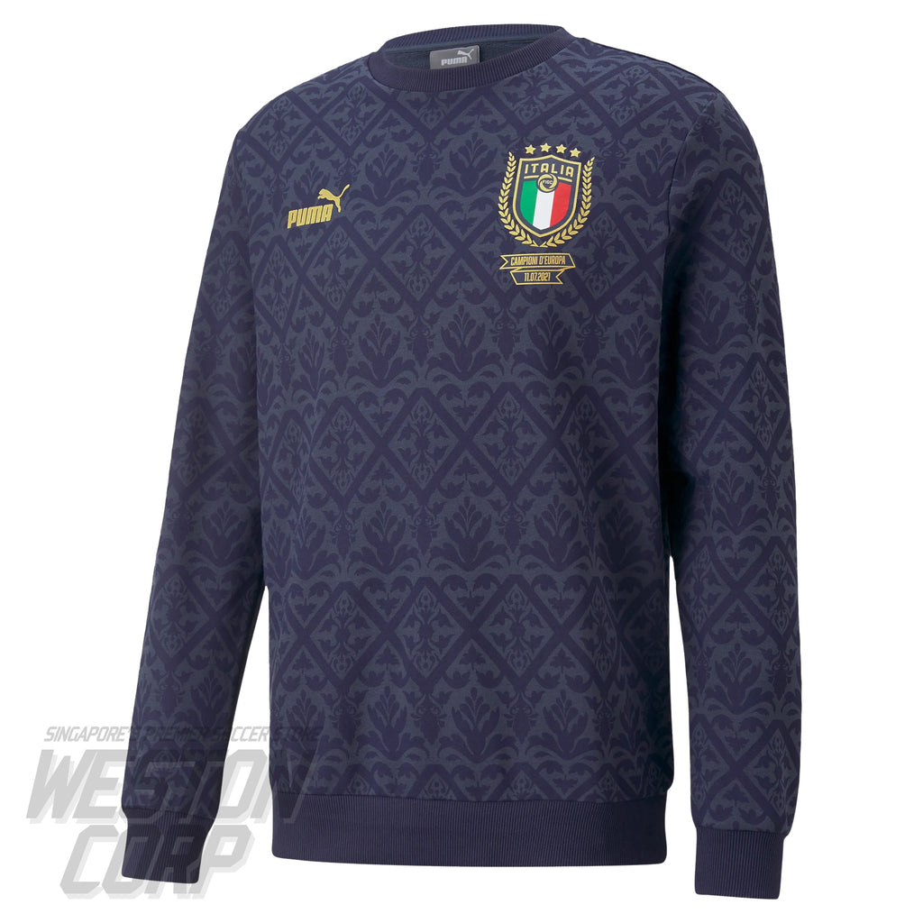 Italy Adult 2022 Graphic Winner Men's Sweatshirt (Spellbound/Peacoat)