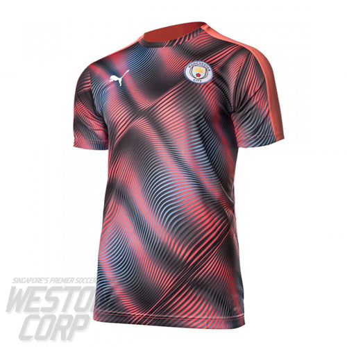 Manchester City 2019-20 Stadium Jersey Peach Black
