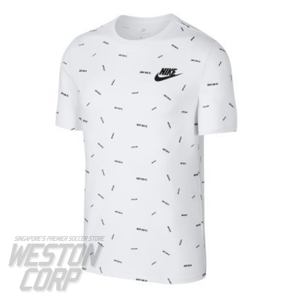 Nike Printed Men White Tee