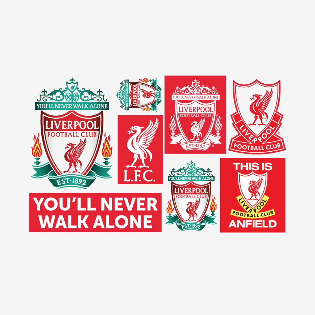LFC Club Crest & Wall Sticker Set