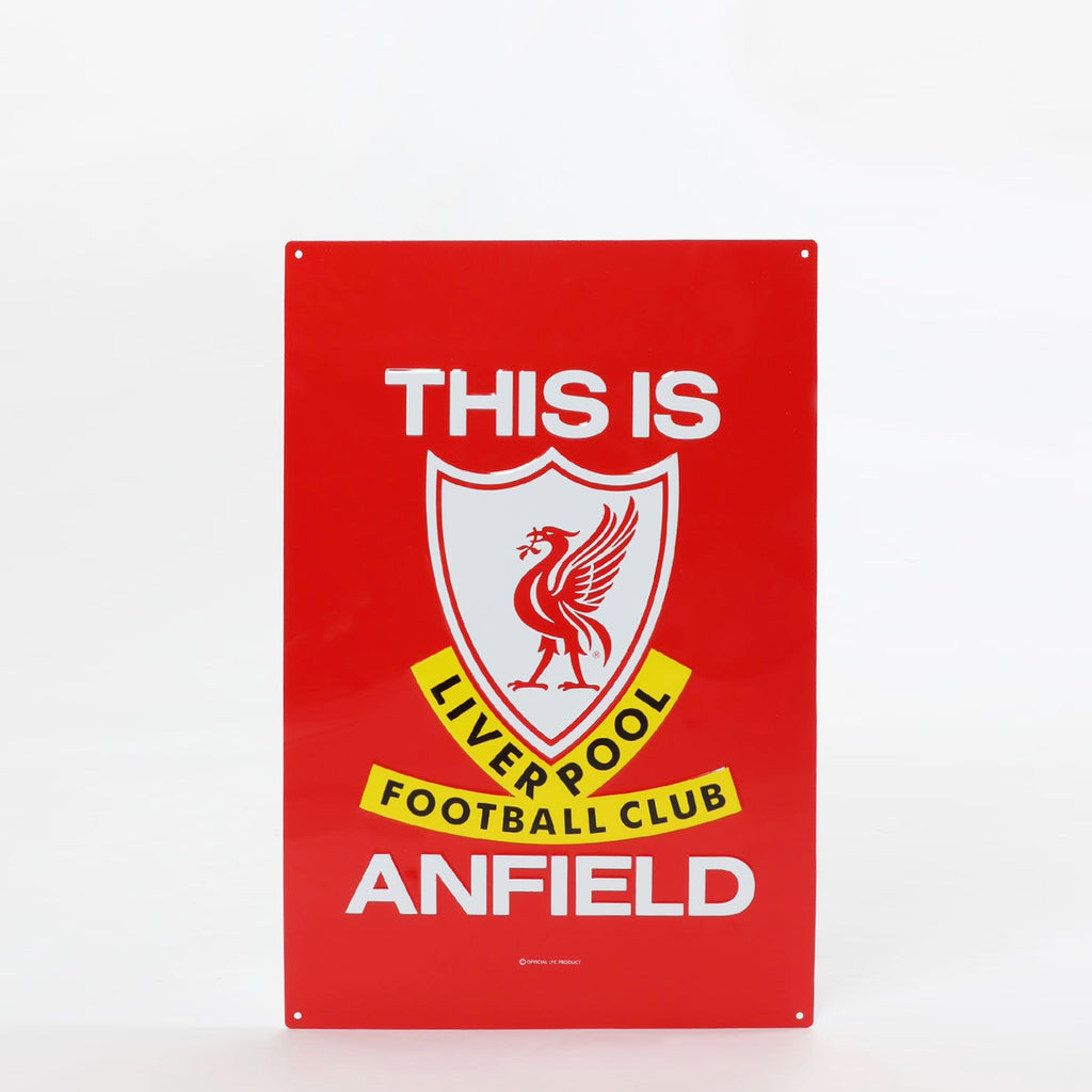 LFC This Is Anfield Metal Sign