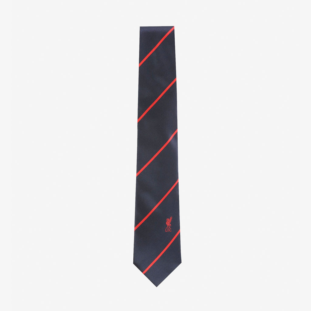 LFC Navy Stripe Liverbird Tie