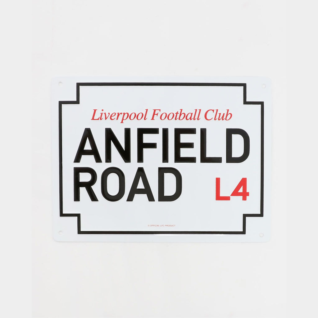 LFC Small Metal Anfield Road Sign