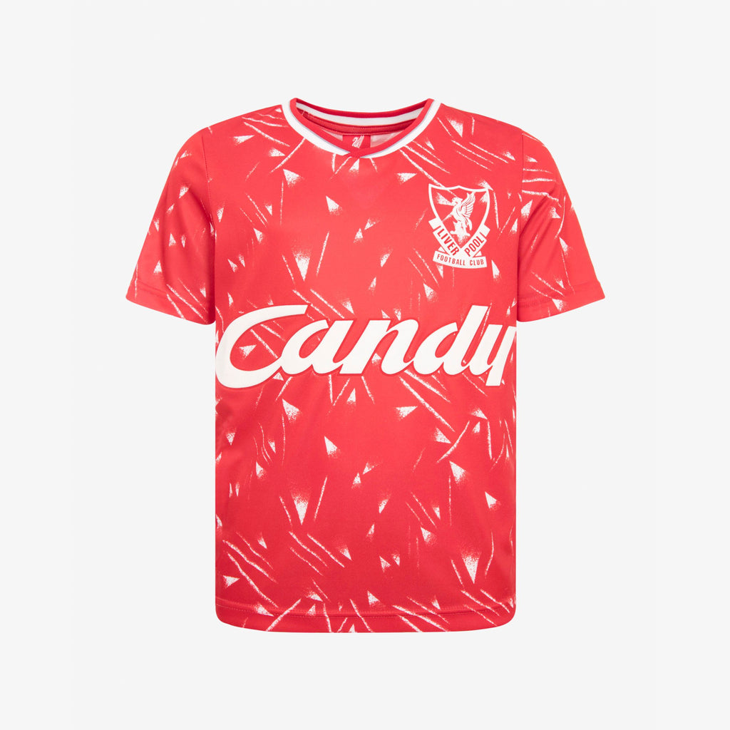 Liverpool FC Junior 1989-91 Candy Home Shirt