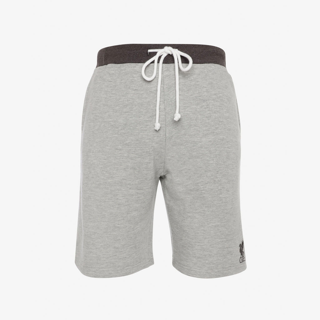 LFC Mens Grey Marl Sweat Shorts