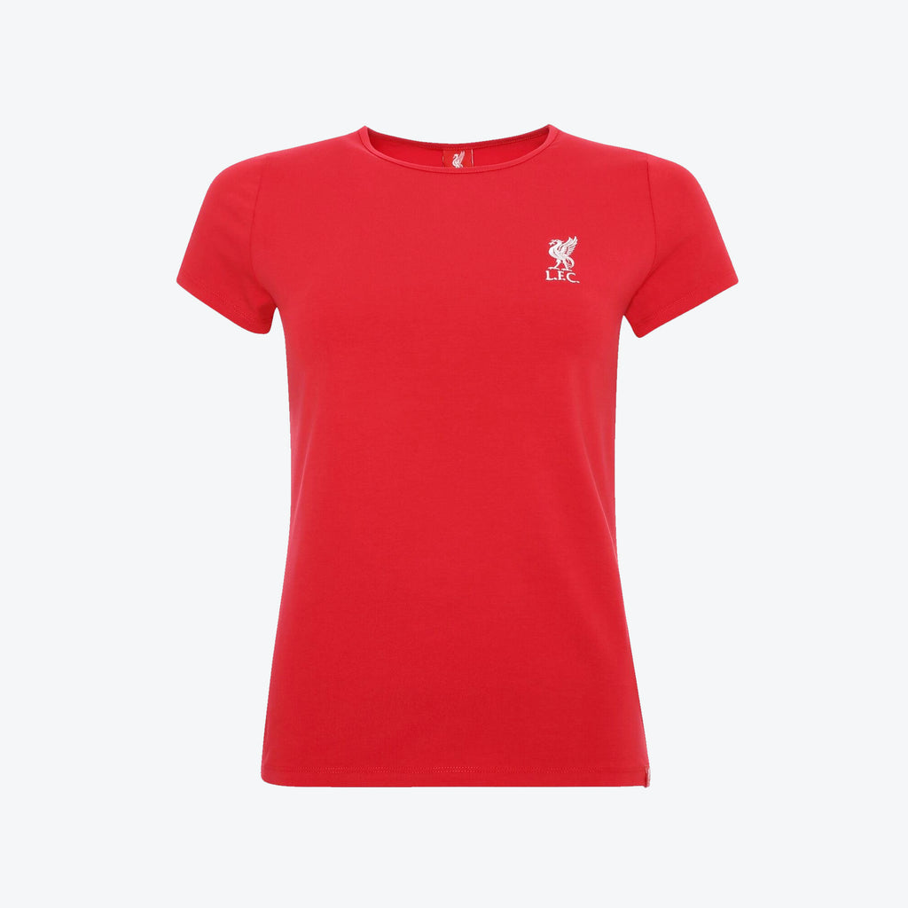 LFC Womens Liverbird Red Tee