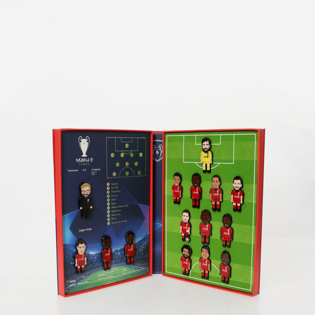 LFC UCL Final Collectors Pin Set
