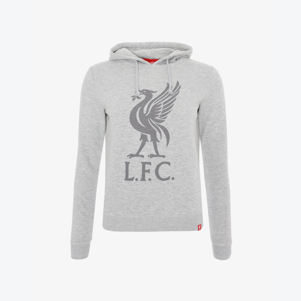 LFC Womens Liverbird Grey Marl Hoody