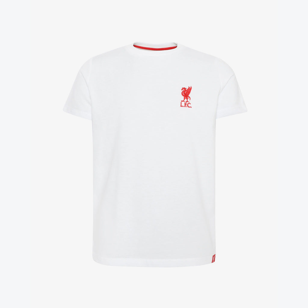 LFC Junior Liverbird Emblem Tee White