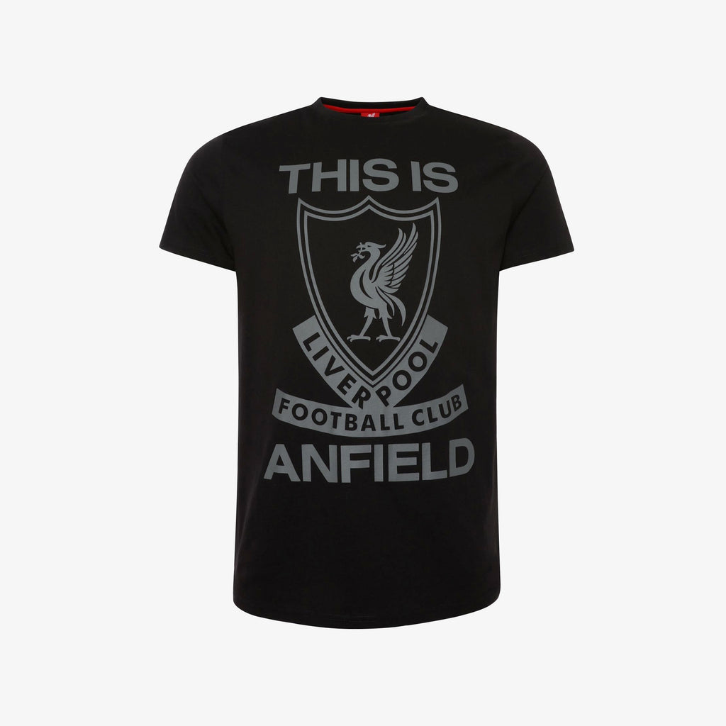 LFC Mens Black This Is Anfield Tee