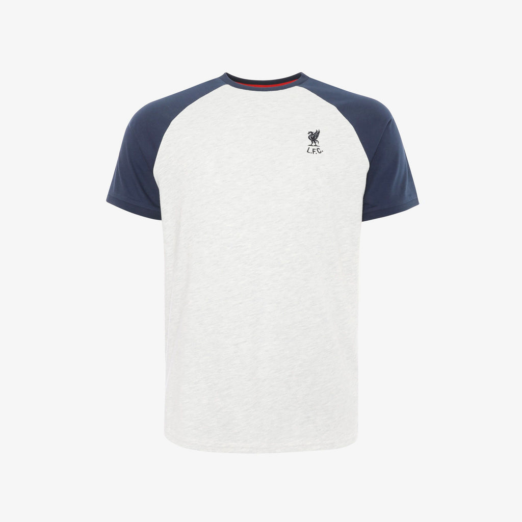LFC Mens Ecru Marl Raglan Tee