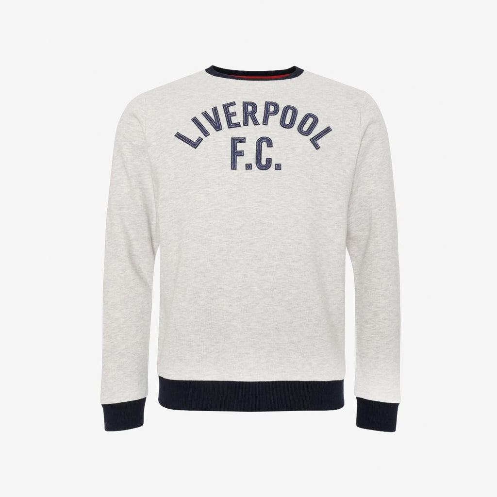 LFC Mens Ecru Marl Applique Crew