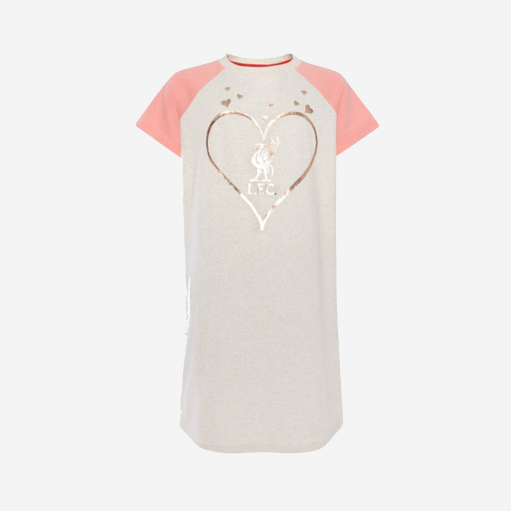 LFC Womens Ecru/Pink Nighty
