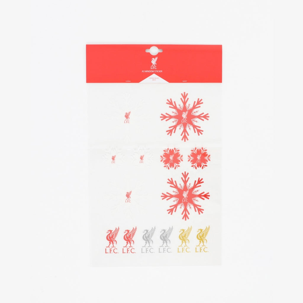 LFC Xmas Window Sticker Set
