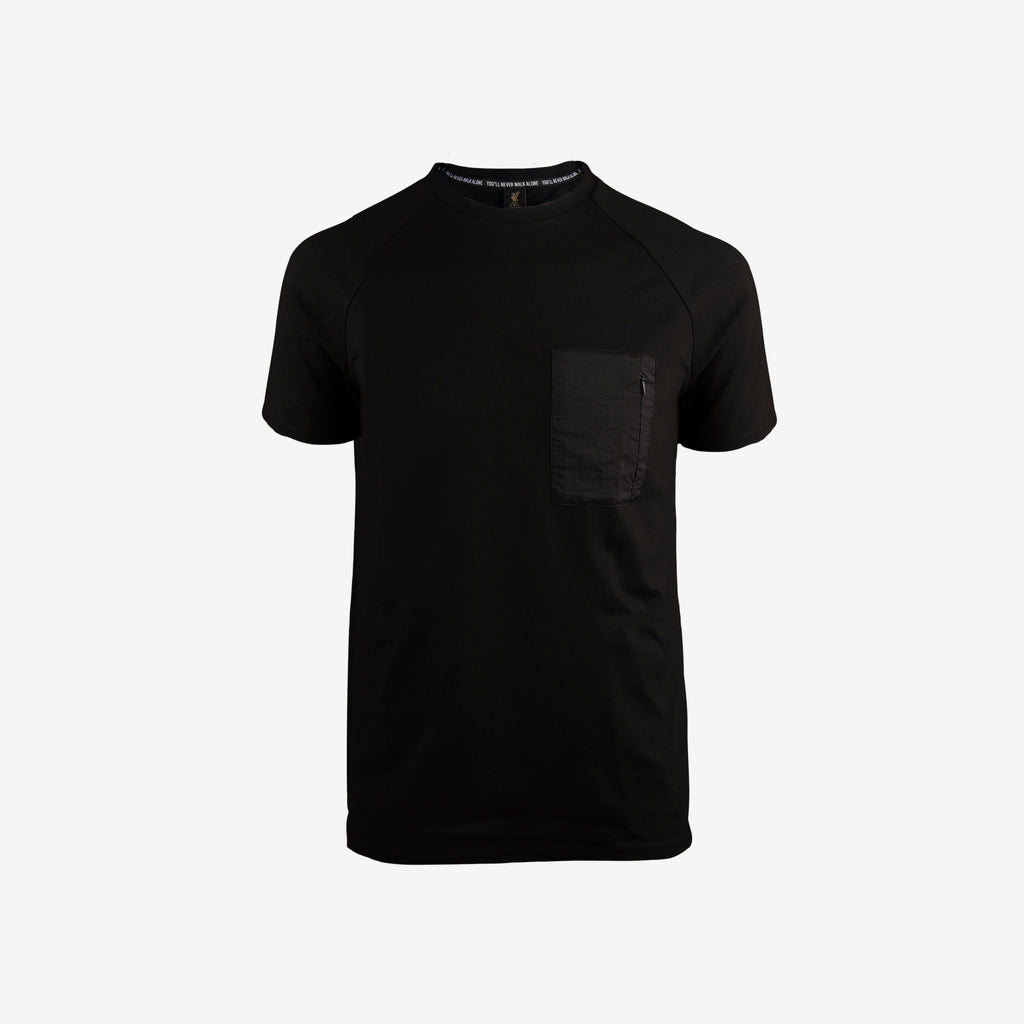 LFC Mens Black YNWA Pocket Tee