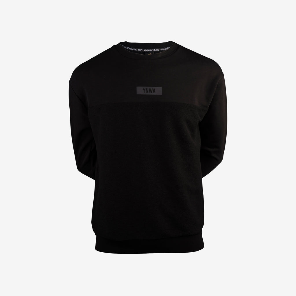LFC Mens Black YNWA Crew Sweat