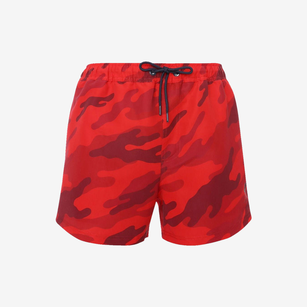 LFC Mens Red Camo Swim Short