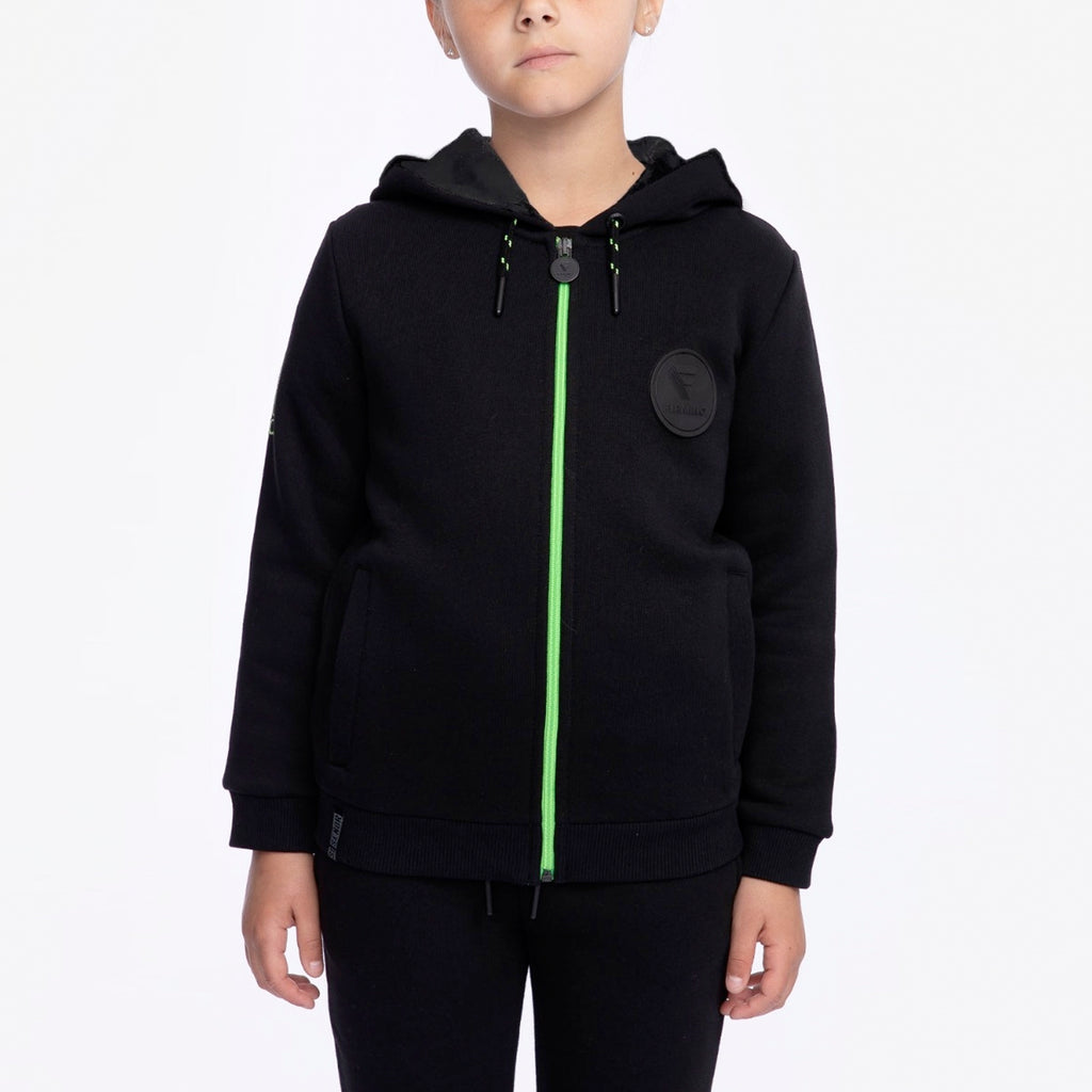 LFC Junior Firmino Black Zip Through Hoody