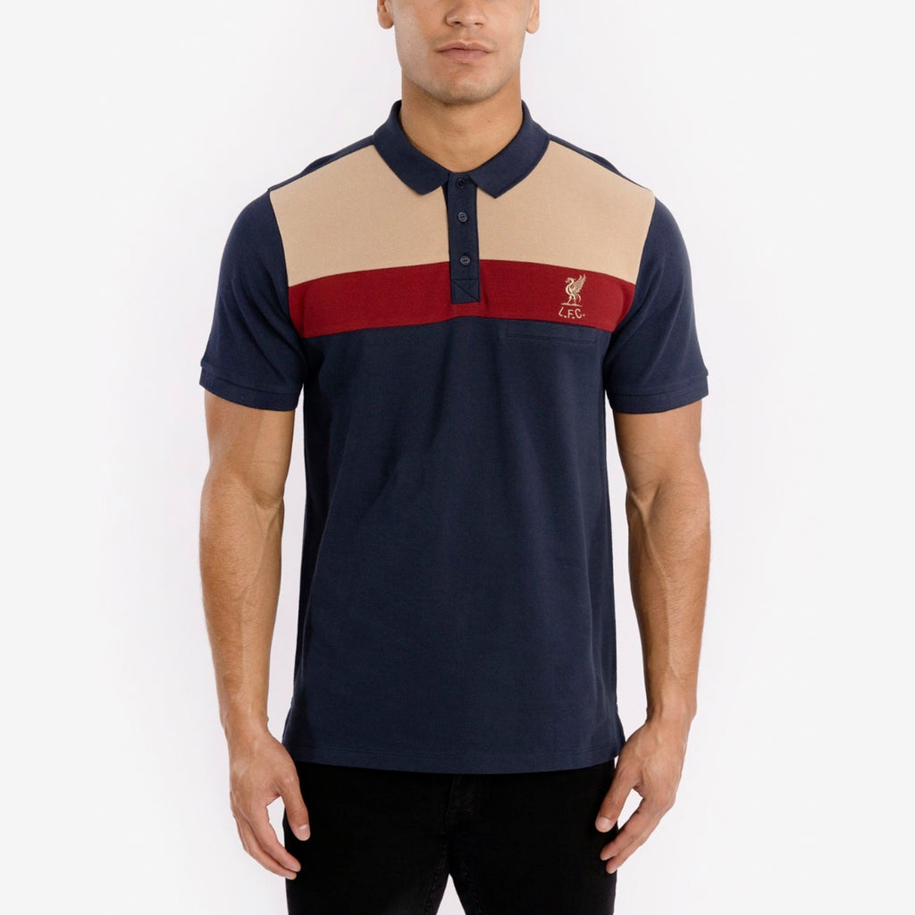 LFC Colour Block Pocket Polo