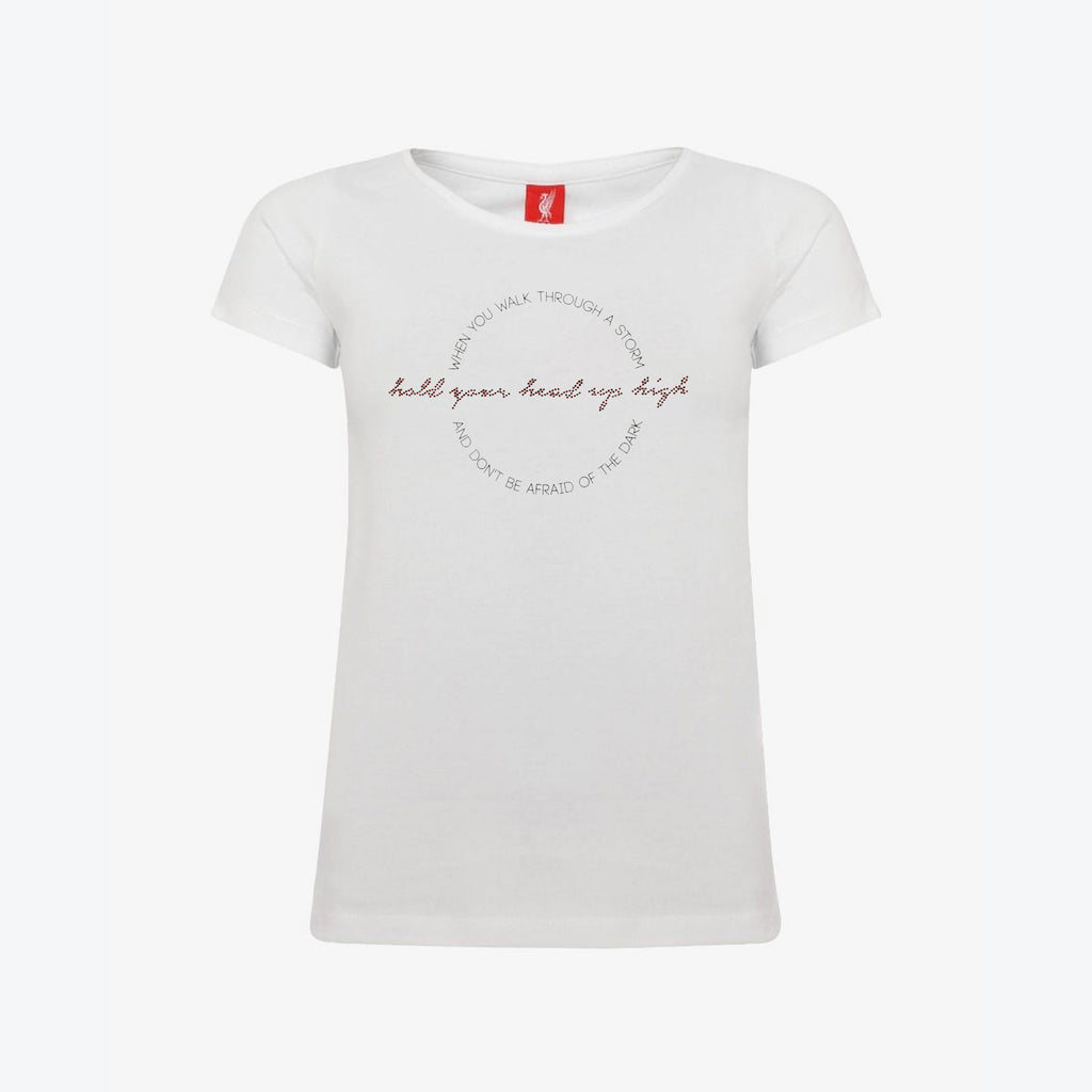LFC Womens White Heads Up Tee