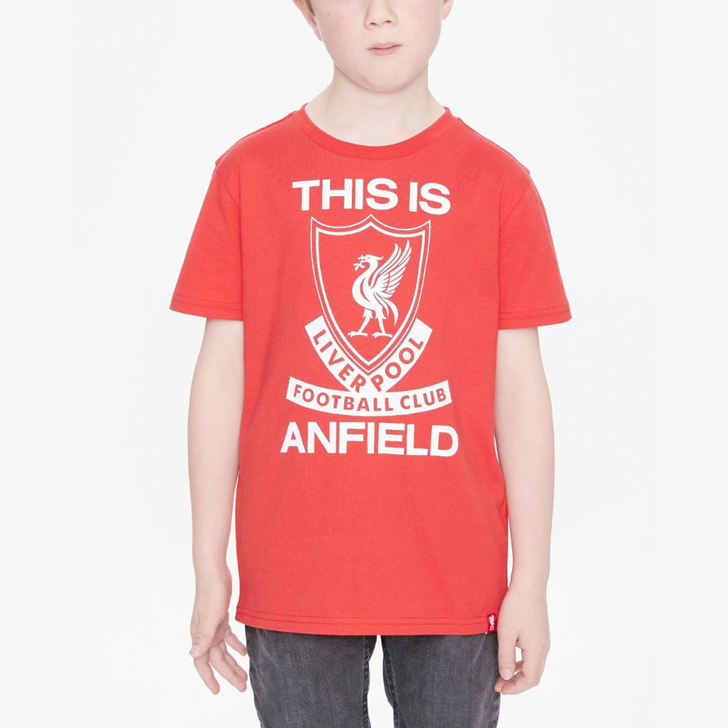 LFC Junior This Is Anfield Red Tee