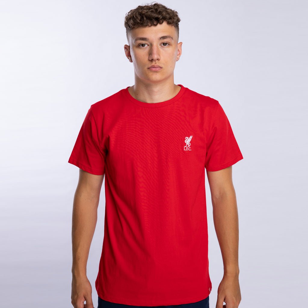 LFC Liverbird Embroidery Tee Red