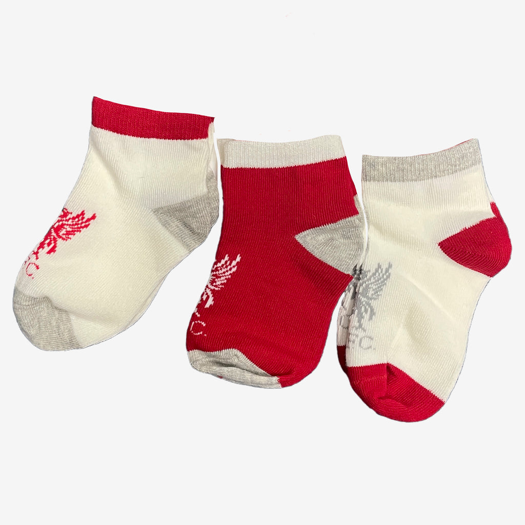 LFC Baby 3 Pack Trainer Sock