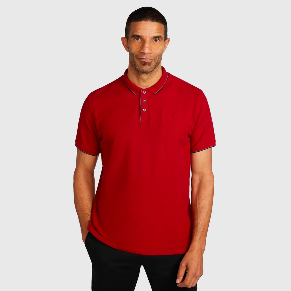 LFC Mens Red Firma Tipping Polo