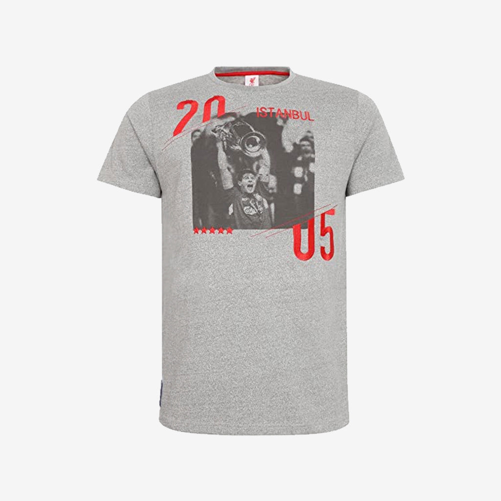 LFC Mens Grey Marl Istanbul 2005 Tee