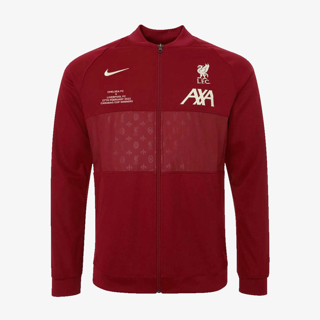 LFC Mens Red Anthem Jacket - CARABAO CUP WINNERS INSIGNIA