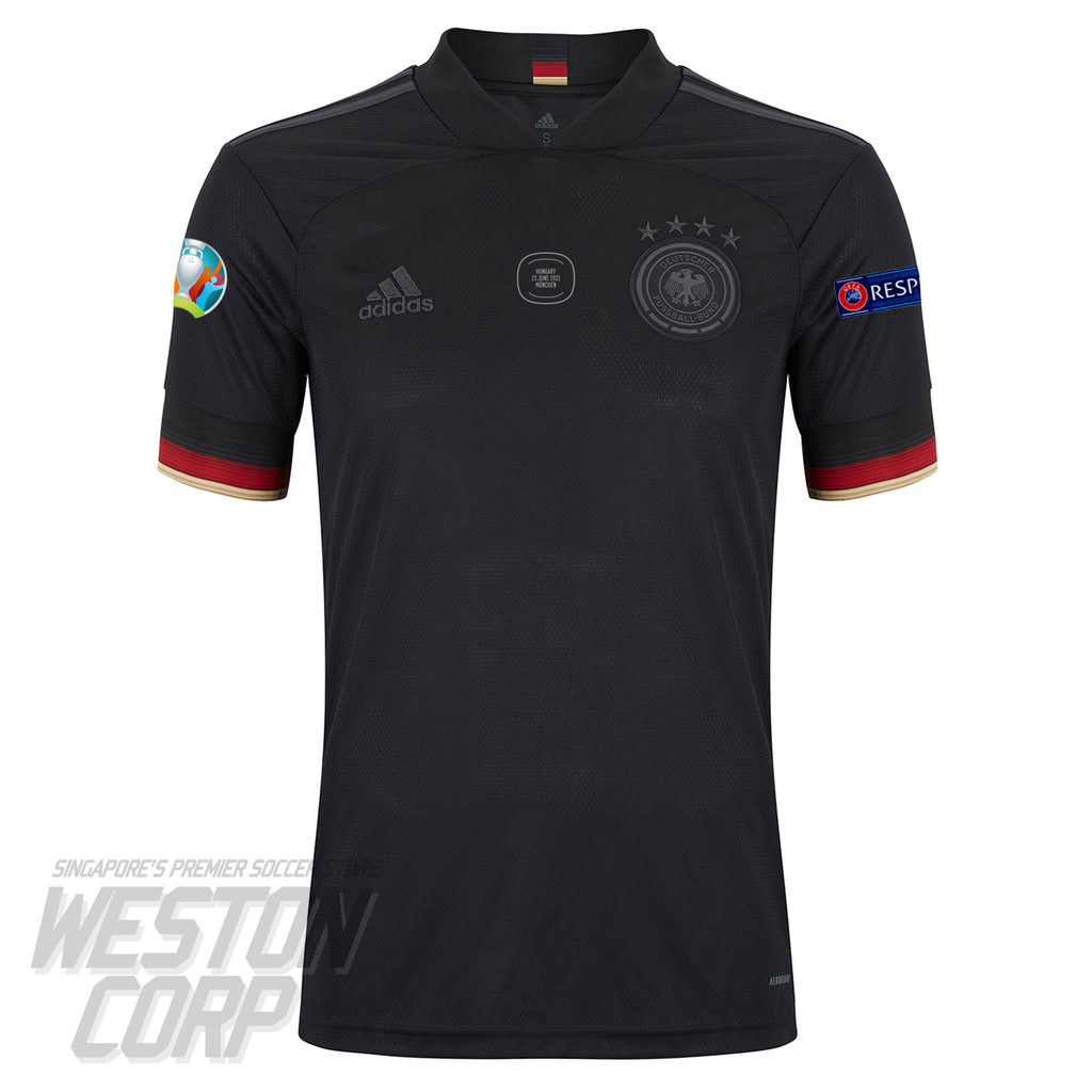 Germany Euro 2021 Away Jersey w/ Euro Badges and Match Details