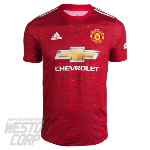 Manchester united authentic home shirt on sale
