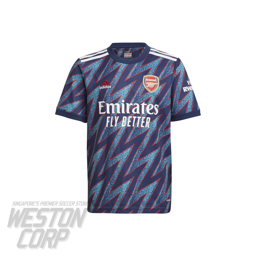 Arsenal third kit junior top