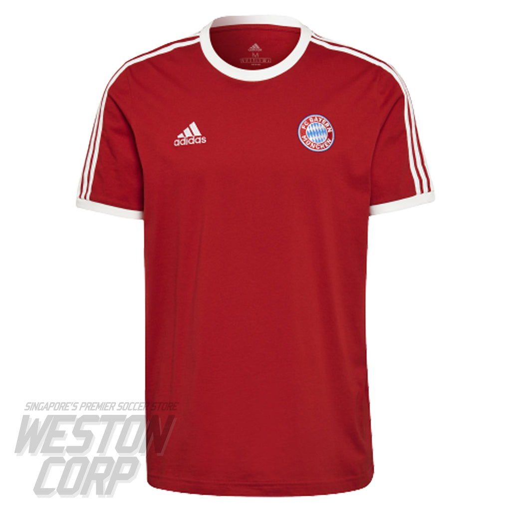 Bayern Munich Adult SS 3-Stripes Tee